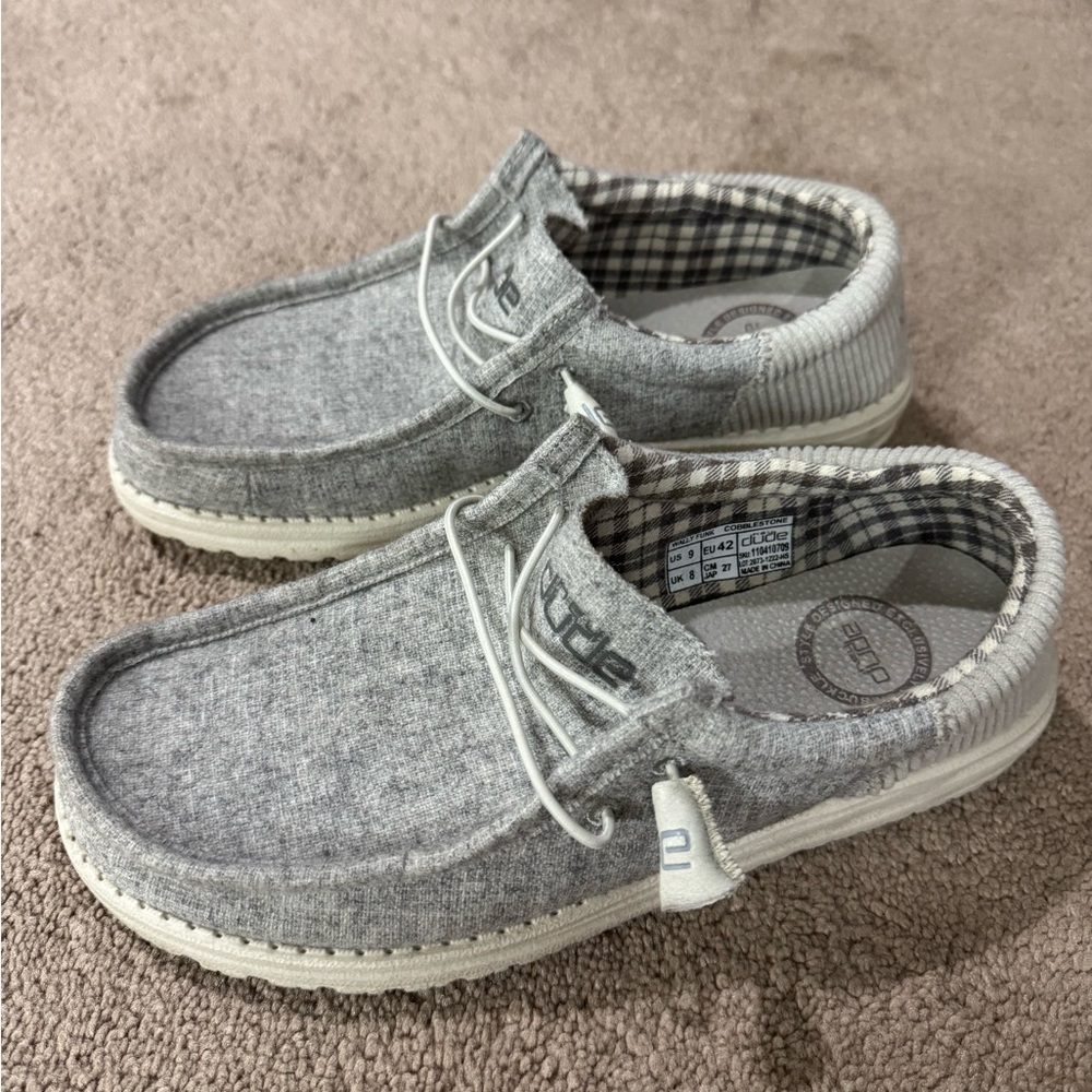 Hey Dude Gray Casual Shoes